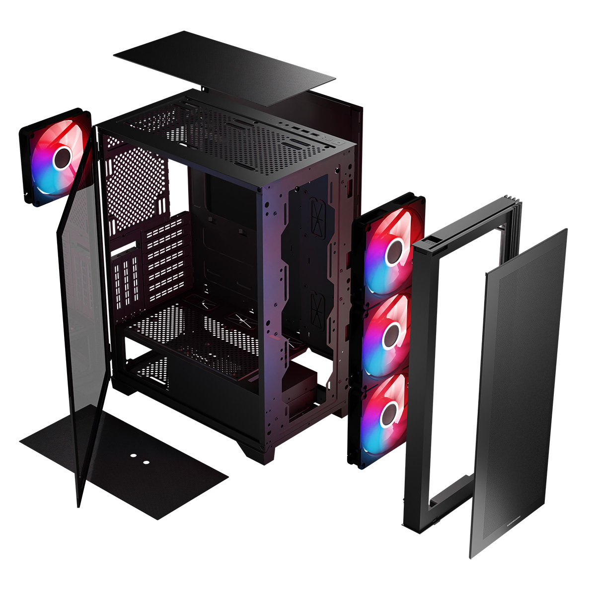 Modecom Mistral ARGB Flow Czarna