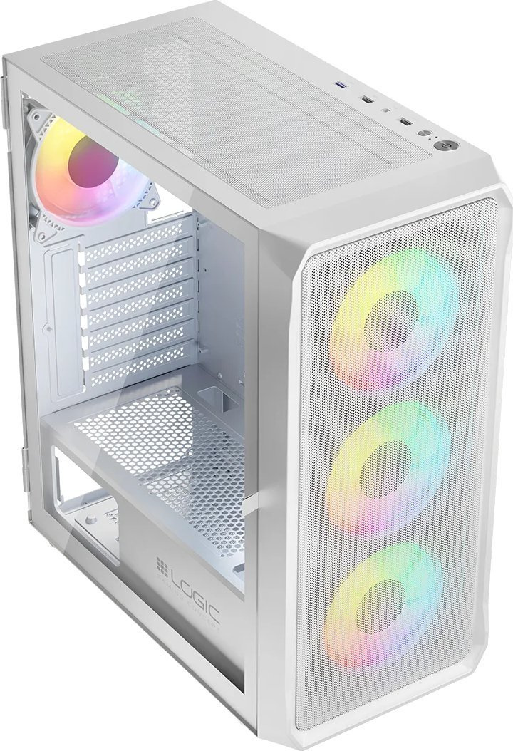 Logic Portos ARGB Biała