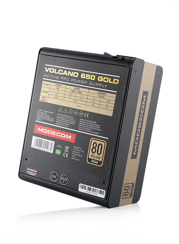 Zdjęcie produktu: Modecom Volcano 650W Gold
