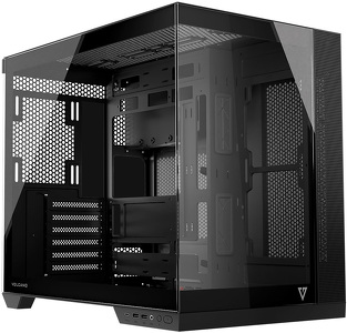 Miniatura produktu: Obudowa komputerowa Volcano Panorama Czarna Miniatura produktu: Obudowa komputerowa Volcano Panorama Czarna