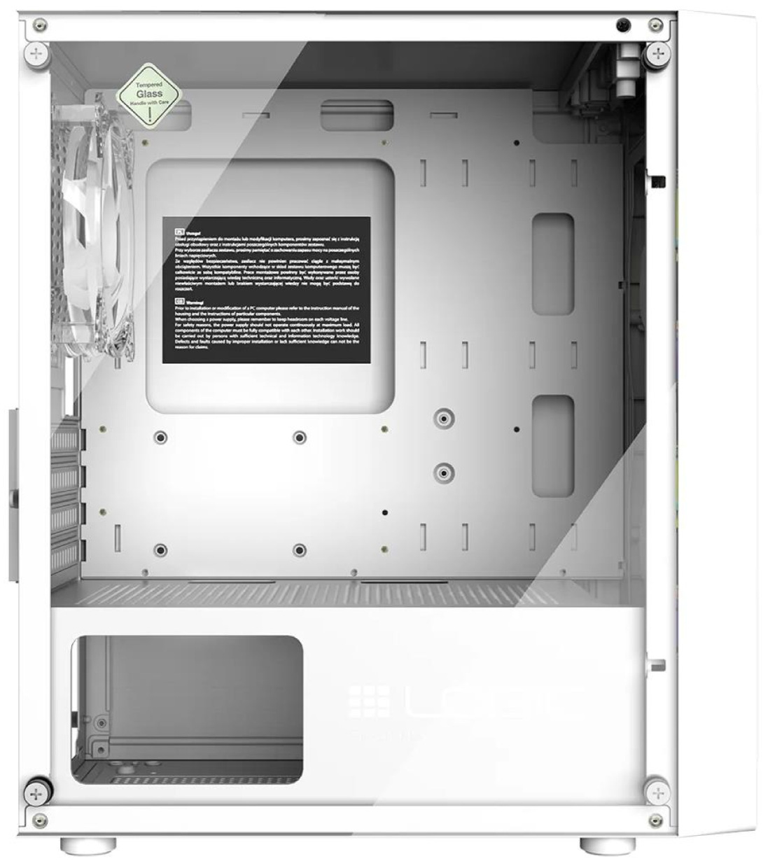 Logic Atos ARGB Mini Biała