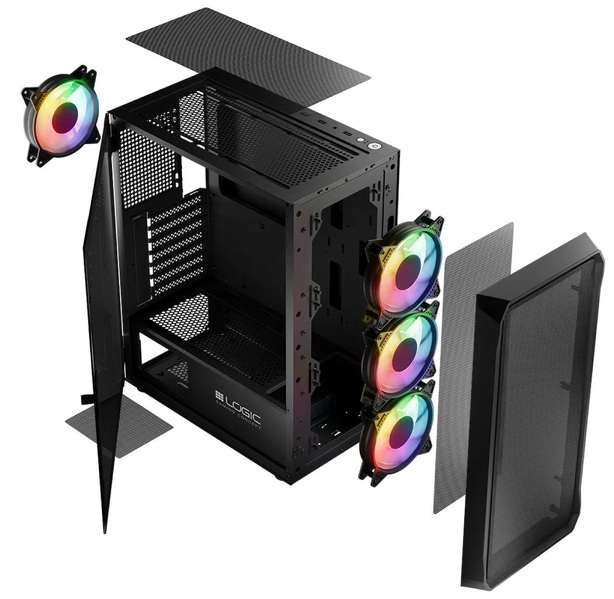 Zdjęcie produktu: Logic Portos ARGB Czarna