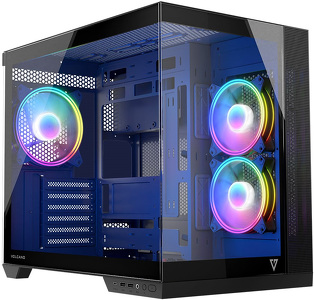 Miniatura produktu: Obudowa komputerowa Volcano Panorama Apex ARGB 3f Czarna Miniatura produktu: Obudowa komputerowa Volcano Panorama Apex ARGB 3f Czarna