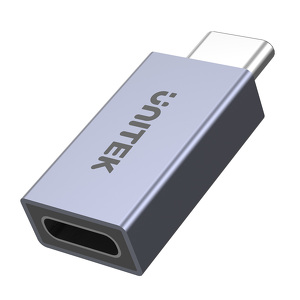 Miniatura produktu: Adapter Unitek USB-C na USB-C 40Gbps 240W 8K@60Hz (A1038GY01)