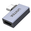 Miniatura zdjęcia: Adapter Unitek USB-C na USB-C kątowy płaski 40Gbps (A1040GY01)
