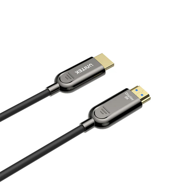 Zdjęcie produktu: Kabel HDMI 2.1 optyczny Unitek AOC 8K-60Hz, 4K-120Hz - 15m (C11085GY01-15M)