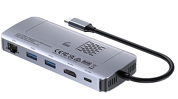 Miniatura zdjęcia: HUB Unitek 6 in 1 USB C3.2 10G Hub with PCIe M.2 and SATA SSD (D1120A01) Miniatura zdjęcia: HUB Unitek 6 in 1 USB C3.2 10G Hub with PCIe M.2 and SATA SSD (D1120A01)