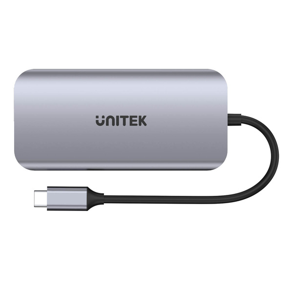 Zdjęcie produktu: HUB Unitek 8-in-1 USB-C 2x HDMI 100W Czytnik