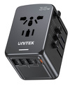 Miniatura zdjęcia: Ładowarka sieciowa podróżna Unitek EU/US/UK/AUS PD 35 W (P1121ABK01)