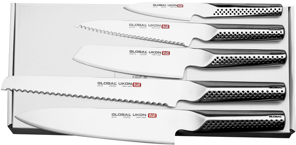 Miniatura produktu: Global Ukon GU-5002 zestaw 5 noży kuchennych