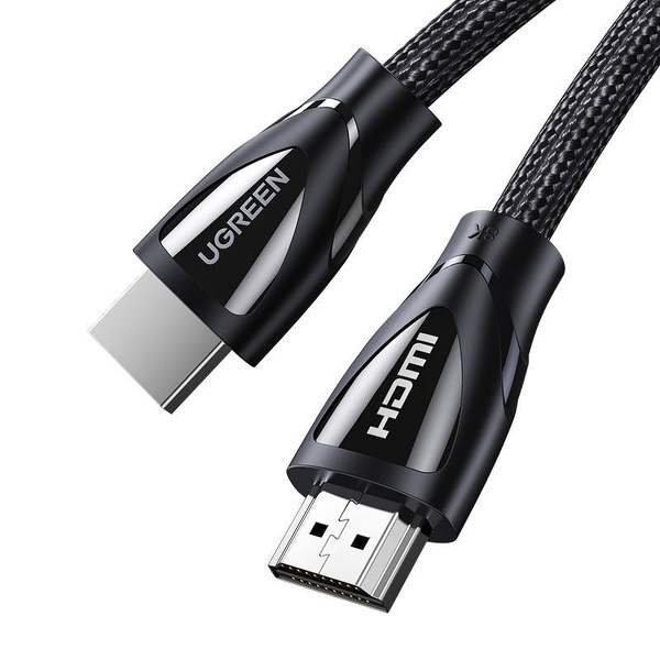 Zdjęcie produktu: Kabel HDMI 2.1 Ugreen 8K/60Hz 3m nylonowy oplot czarny (HD140 80404)