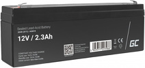 Greencell AGM VRLA 12V 2.3Ah bezobsługowy akumulator do systemu alarmowego, kasy fiskalnej, zabawki