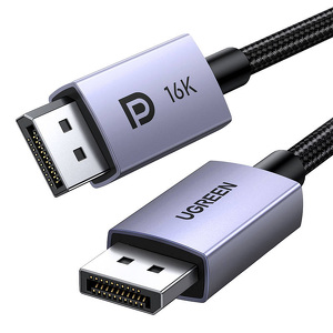 Miniatura produktu: Kabel DisplayPort do DisplayPort 2.1 UGREEN DP118 16K@30Hz, 8K@120Hz - 2m (15384)
