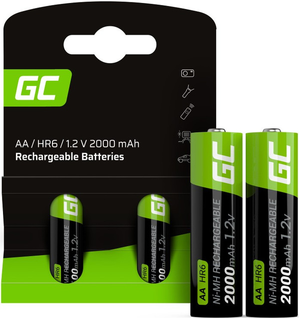 Zdjęcie produktu: Green Cell Akumulatorki 2x AA HR6 2000mAh