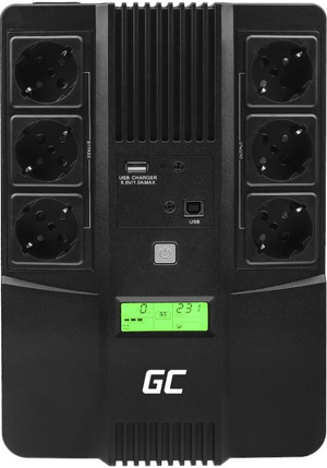Miniatura produktu: Zasilacz awaryjny UPS Greencell AiO 600VA 360W