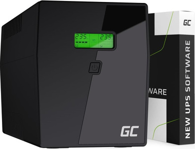 Miniatura produktu: Zasilacz awaryjny UPS Greencell 2000VA 1400W Power Proof