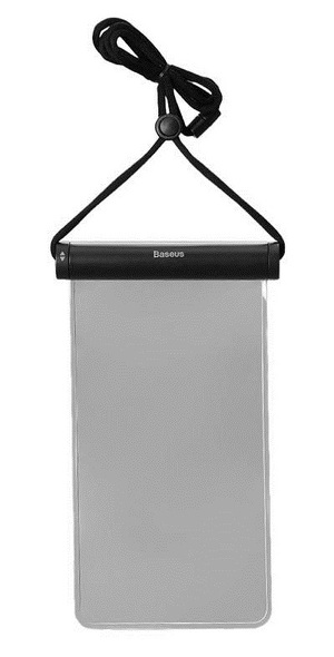 Miniatura produktu: Pokrowiec wodoodporny etui na telefon Baseus AquaGlide z zamkiem cylindrycznym (max 7,2") na basen nad wodę IPX8 - czarny (P60263701113-00)