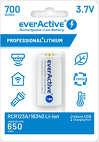 Akumulator everActive 16340 3,7V Li-ion 700mAh micro USB z zabezpieczeniem BOX (EV16340-70037VBL)