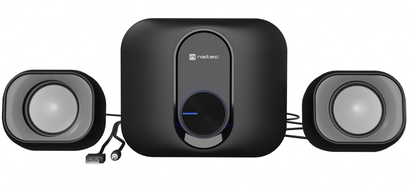 Zdjęcie produktu: Głośniki Natec Pug 11W RMS 2.1 (NGL-2111) Zdjęcie produktu: Głośniki Natec Pug 11W RMS 2.1 (NGL-2111)