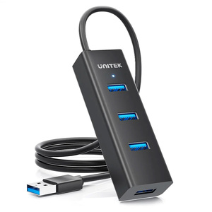 Miniatura produktu: HUB 4x USB 3.1 aktywny 5Gbps 7.5 W Unitek (Y-3089V01)