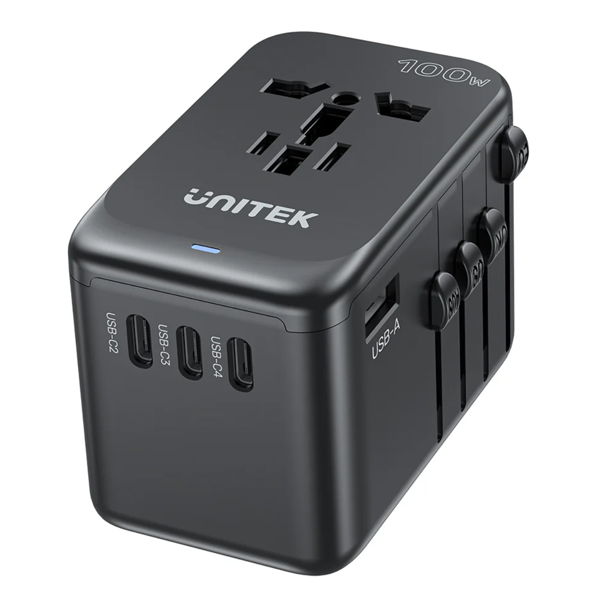 Unitek ładowarka EU/US/UK/AUS PD 100W