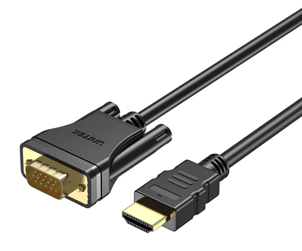 Kabel HDMI na VGA, FullHD 60Hz, Unitek 2 m (V1185A01) Kabel HDMI na VGA, FullHD 60Hz, Unitek 2 m (V1185A01)