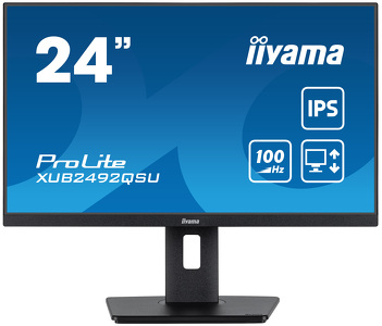 Miniatura produktu: iiyama XUB2492QSU-B1 24" WQHD IPS 100hz