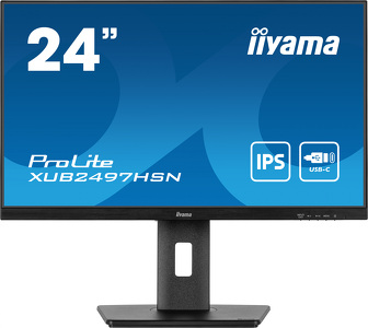 Miniatura produktu: iiyama XUB2497HSN-B1 24" IPS 100Hz USB-C LAN