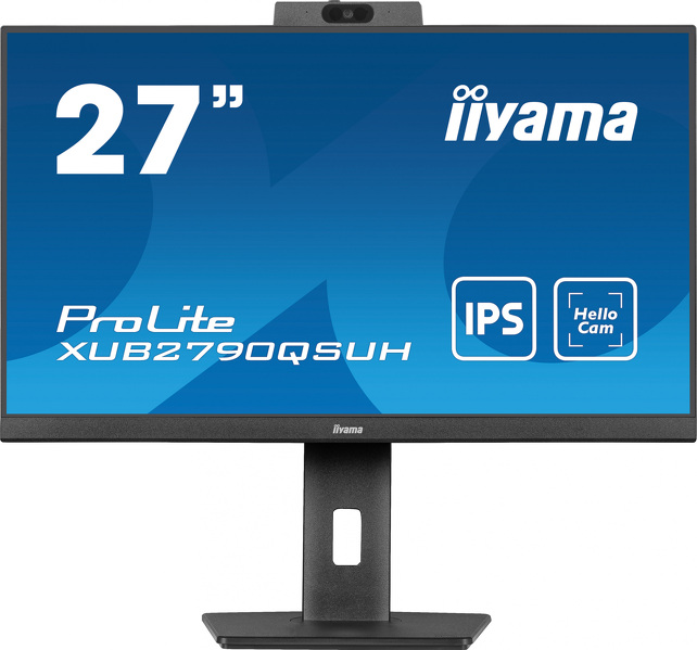 Zdjęcie produktu: iiyama XUB2790QSUH-B1 27" WQHD IPS 100Hz Hello Camera