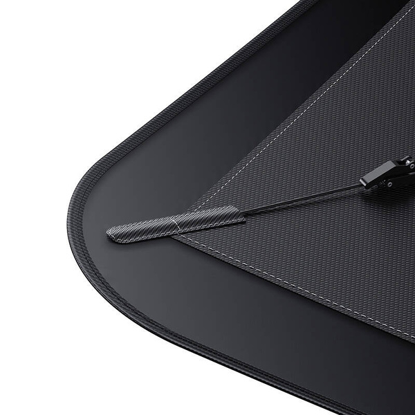 Zdjęcie produktu: Samochodowy parasol przeciwsłoneczny Baseus CoolRide dwuwarstwowy - czarny (C20656102111-00)