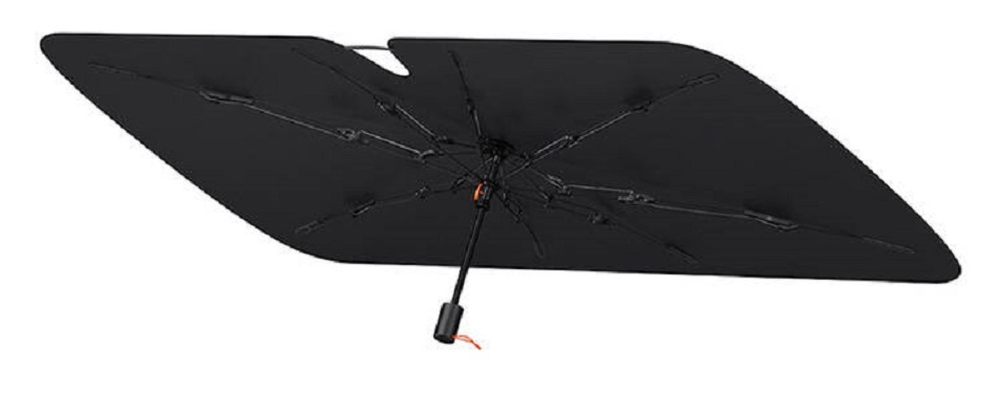 Zdjęcie produktu: Samochodowy parasol przeciwsłoneczny Baseus CoolRide - czarny (C20656101111-00)