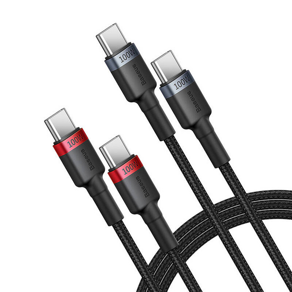 Zdjęcie produktu: Baseus Kabel USB Typ-C-Typ-C 2m 100W 2 szt.