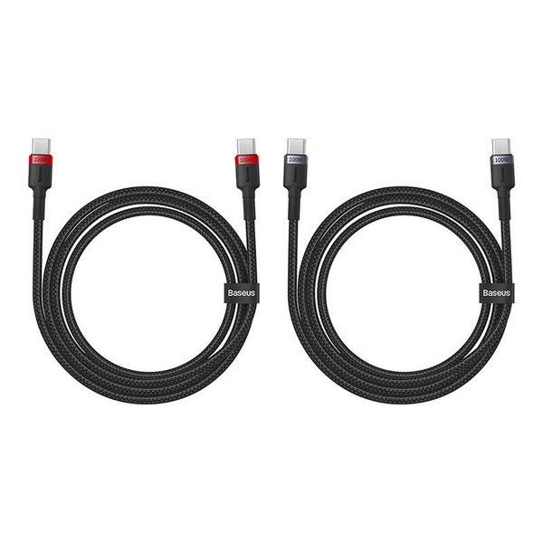 Zdjęcie produktu: Baseus Kabel USB Typ-C-Typ-C 2m 100W 2 szt.