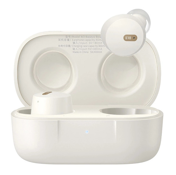 Słuchawki TWS Baseus Bowie E18 białe