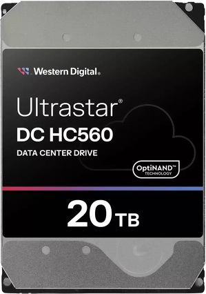 Miniatura produktu: Dysk WD Ultrastar DC HC560 WUH722020BLE6L4 20TB sATA III 512MB