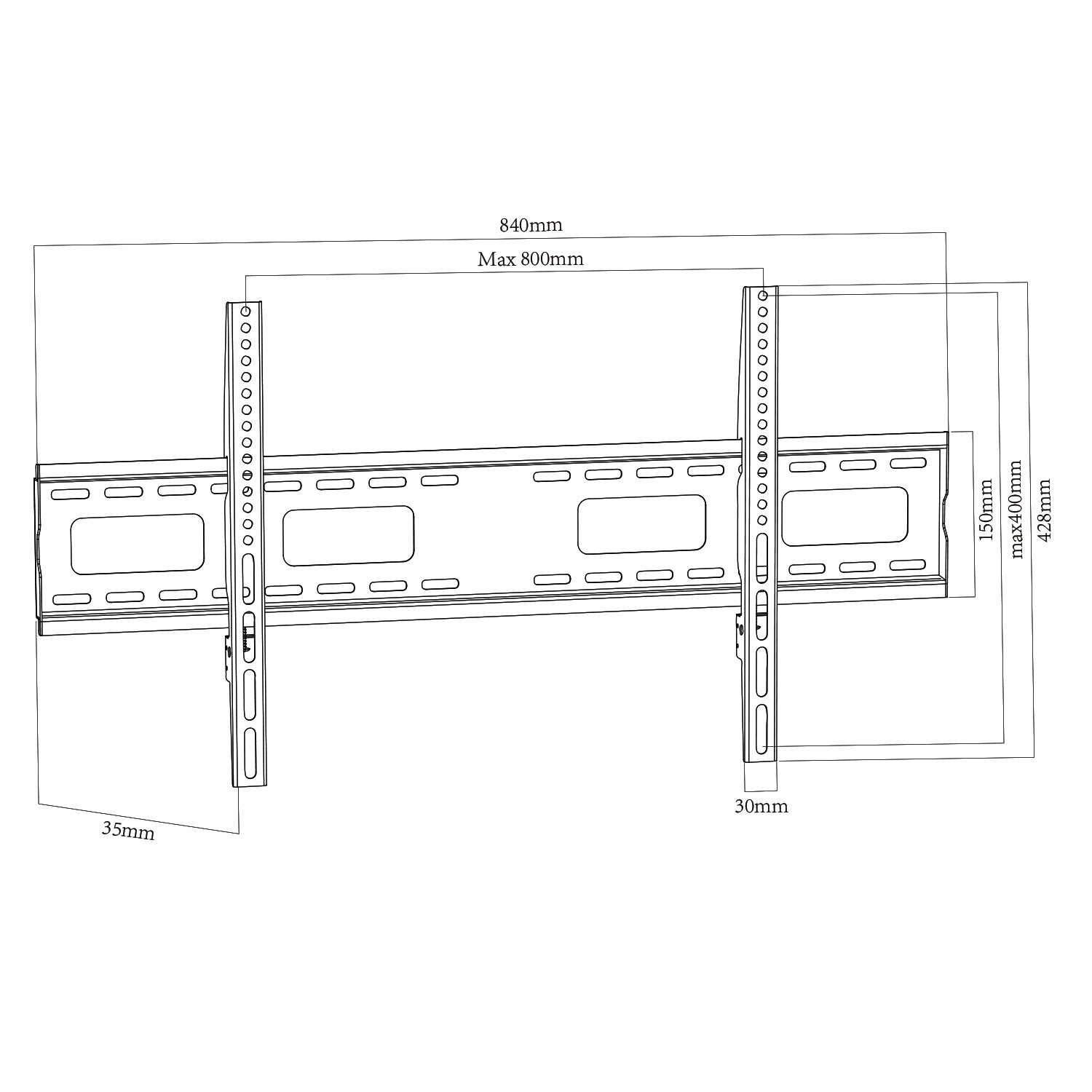 Maclean uchwyt do tv 43-120