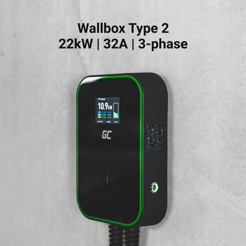 Ładowarka Green Cell Wallbox GC EV PowerBox
