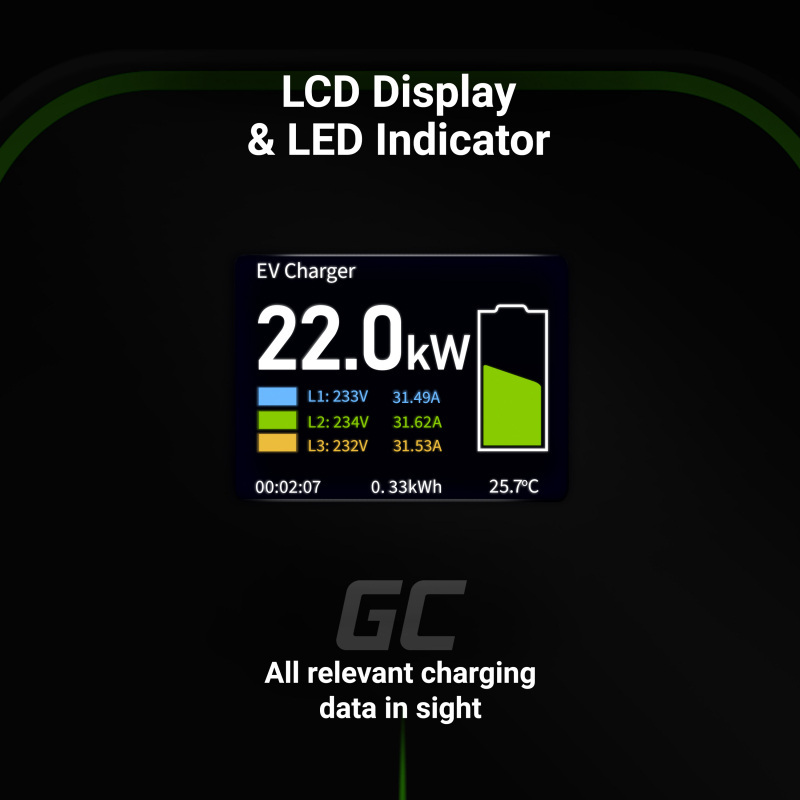 Ładowarka Green Cell Wallbox GC EV PowerBox
