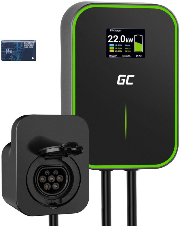 Ładowarka Green Cell Wallbox 22kW GC
