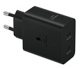 Ładowarka sieciowa Samsung 50W Power Adapter Duo 2x USB-C - czarna (EP-T5020XBEGEU)