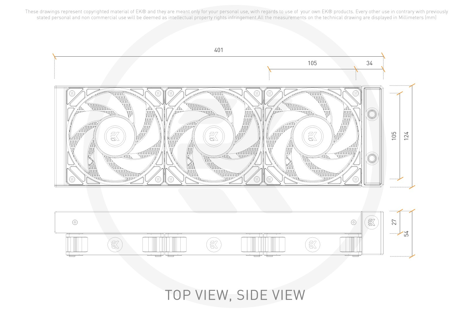 EK-Nucleus AIO CR360 Direct Die D-RGB - 1700