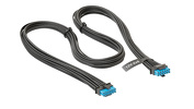Miniatura zdjęcia: Kabel Seasonic 16-pin Gen 5 12V-2x6 Black 600W 700mm (SS-16P-12V-2x6-600)