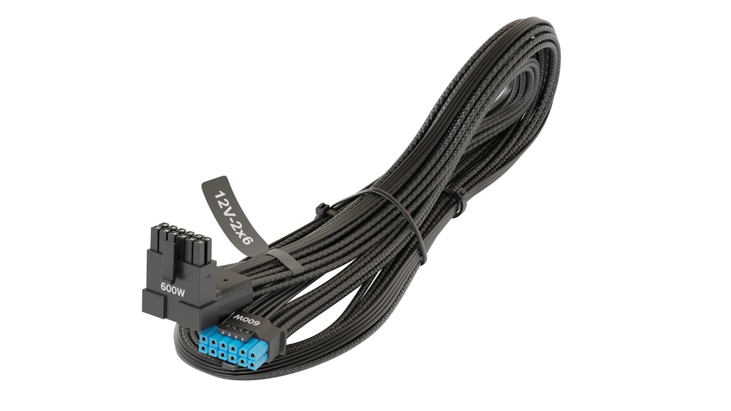 Zdjęcie produktu: Kabel Seasonic 16-pin Gen 5 12V-2x6 Black 600W 700mm kątowy (SS-16P-90-12V-2x6-600) Zdjęcie produktu: Kabel Seasonic 16-pin Gen 5 12V-2x6 Black 600W 700mm kątowy (SS-16P-90-12V-2x6-600)