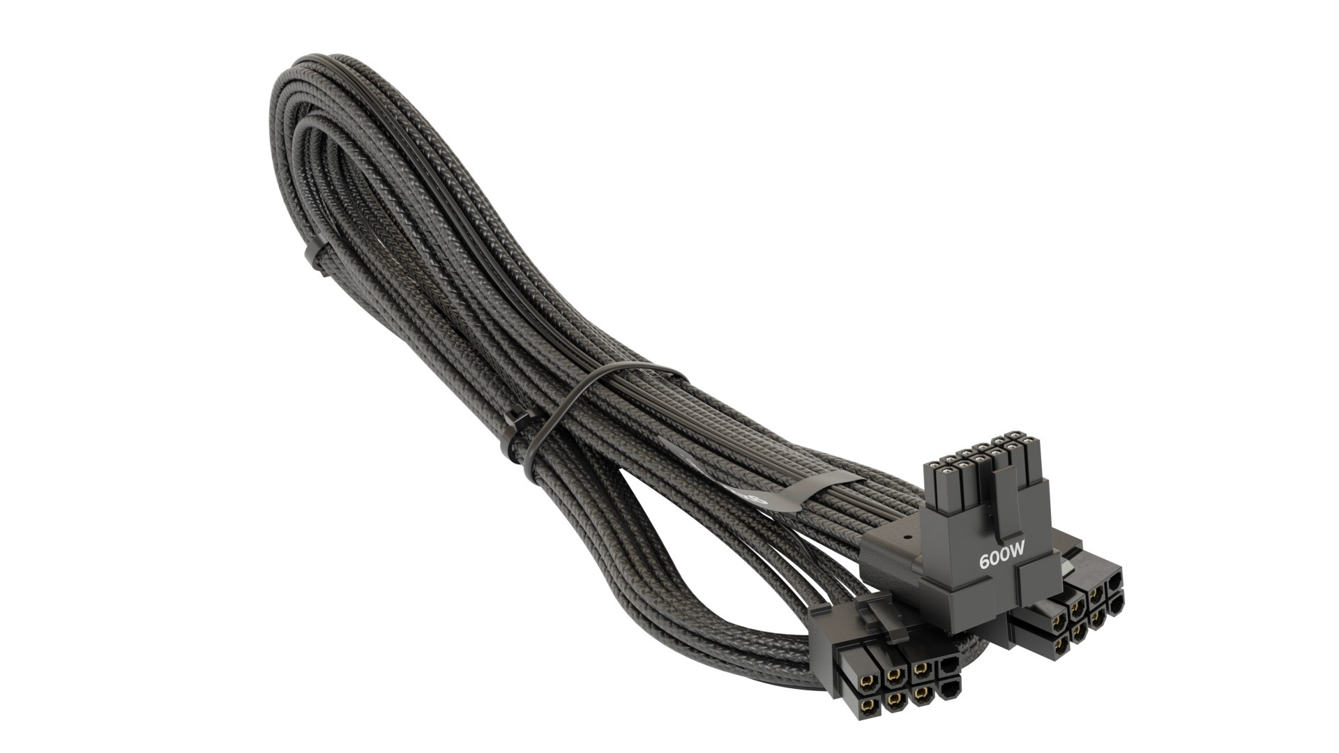 Kabel Seasonic 16-pin Gen 5 12V-2x6 Black 600W 700mm kątowy (SS-2x8P-90-12V-2x6-600) Kabel Seasonic 16-pin Gen 5 12V-2x6 Black 600W 700mm kątowy (SS-2x8P-90-12V-2x6-600)