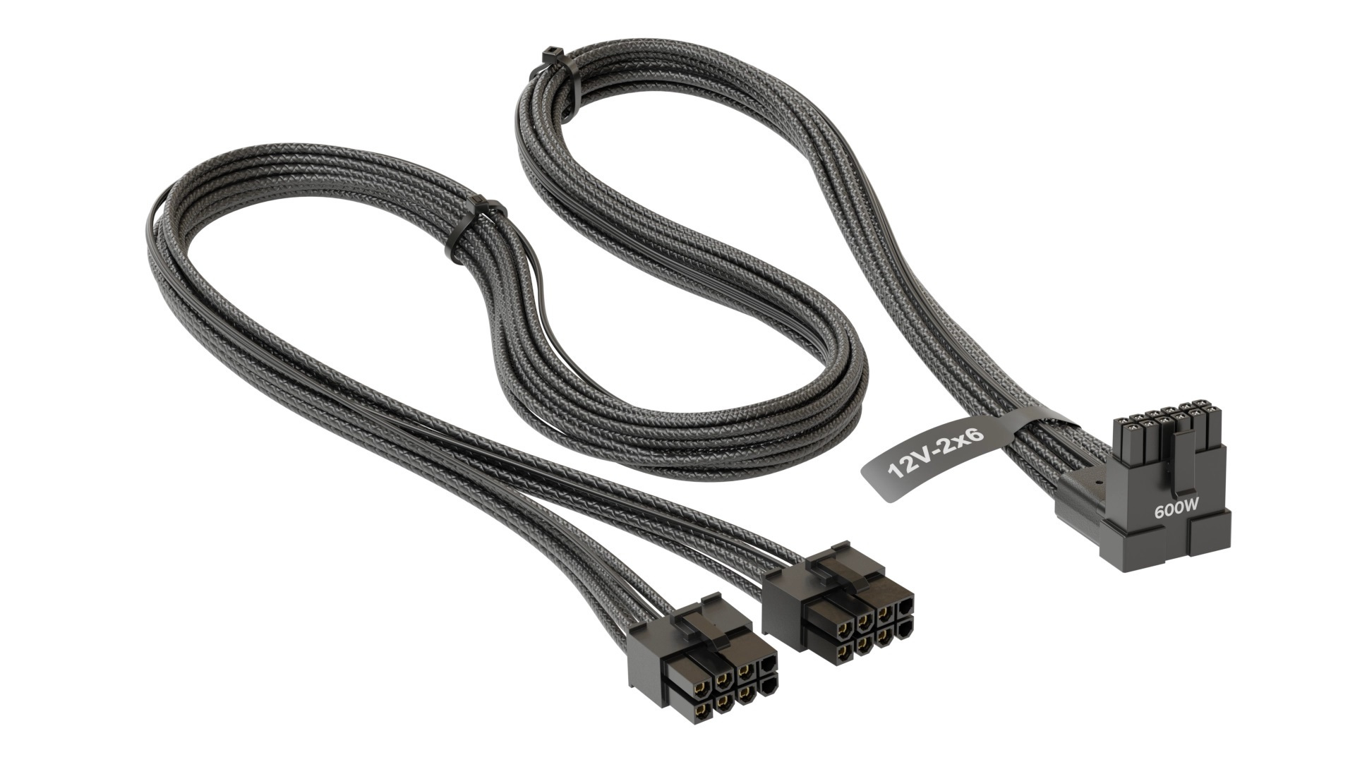 Kabel Seasonic 16-pin Gen 5 12V-2x6 Black 600W 700mm kątowy (SS-2x8P-90-12V-2x6-600) Kabel Seasonic 16-pin Gen 5 12V-2x6 Black 600W 700mm kątowy (SS-2x8P-90-12V-2x6-600)