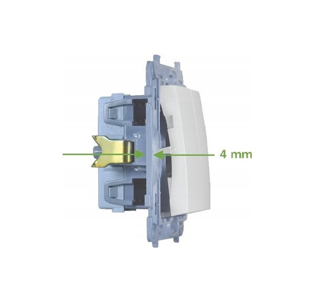 Zdjęcie produktu: Simon 10 Łącznik schodowy podwójny, 10AX, biały