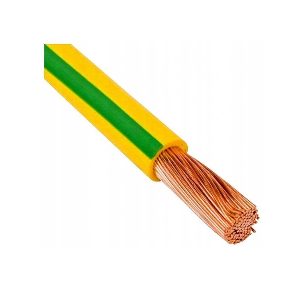 Przewód instalacyjny H07V-K (LgY) 16 żółto-zielony Przewód instalacyjny H07V-K (LgY) 16 żółto-zielony