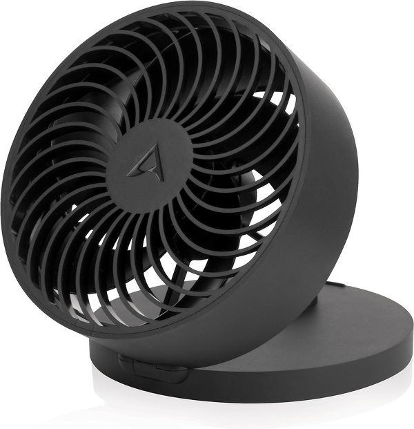 Zdjęcie produktu: Przenośny Wentylator biurkowy USB Arctic Summair Plus Black (AEBRZ00024A) z baterią