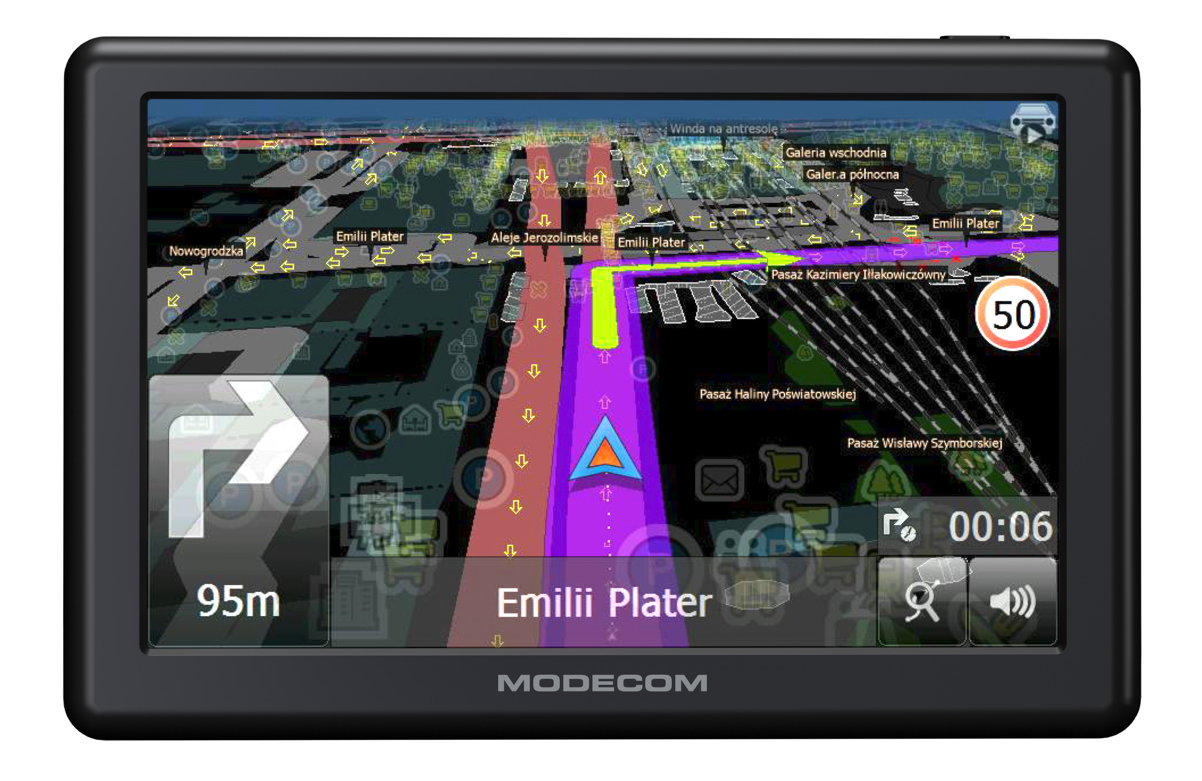 Modecom Nawigacja FreeWAY CX 5.0 + MapFactor Europa