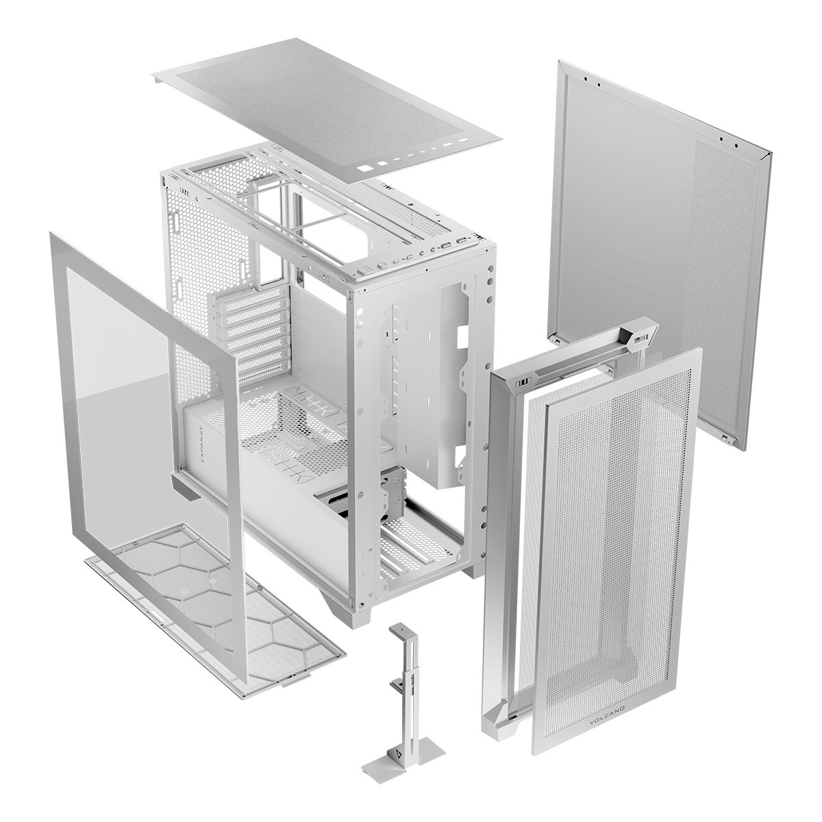 Obudowa komputerowa Volcano Expanse S NF Biała Obudowa komputerowa Volcano Expanse S NF Biała